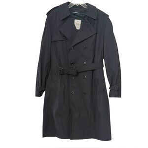 Military Coat All Weather Men's 44R Navy Removeable Liner 8405-01-175-2297